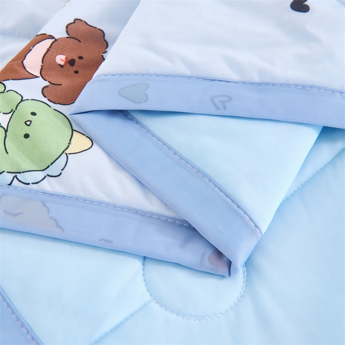 91家纺网 家纺一手货源 找家纺 织布人 2025新款夏被A类凉感丝印花夏凉被空调被双面凉感单夏被子被芯 A类凉感夏被-卡通乐园