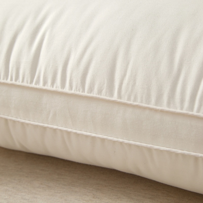 91家纺网 家纺一手货源 找家纺 织布人 2025新款枕芯A类全棉防水防油防污三防功能枕头家用护颈酒店枕芯 A类全棉三防枕-立体高枕 一只装 48x74cm