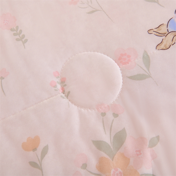 91家纺网 家纺一手货源 找家纺 织布人 2025新款夏被A类凉感丝印花夏凉被空调被双面凉感单夏被子被芯 A类凉感夏被-小兔萌宠