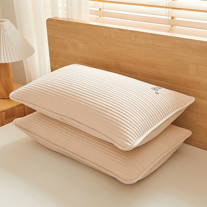 91家纺网 家纺一手货源 找家纺 芬晴家纺 2025新款A类良品防水枕套系列 卡其