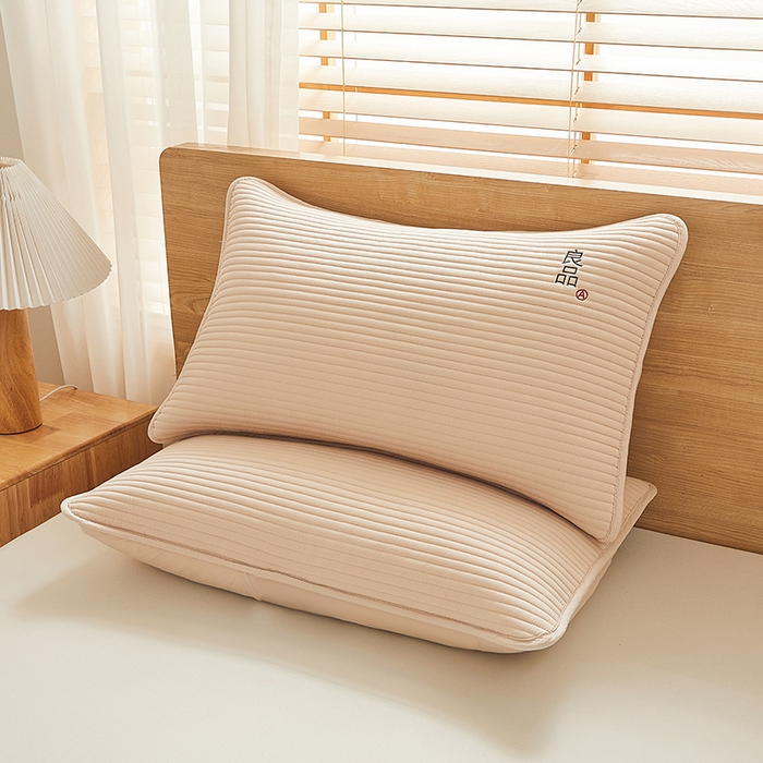 91家纺网 家纺一手货源 找家纺 芬晴家纺 2025新款A类良品防水枕套系列 卡其