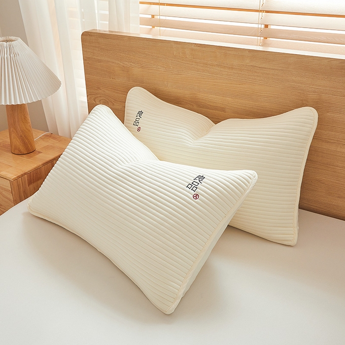 91家纺网 家纺一手货源 找家纺 芬晴家纺 2025新款A类良品防水枕套系列 米白