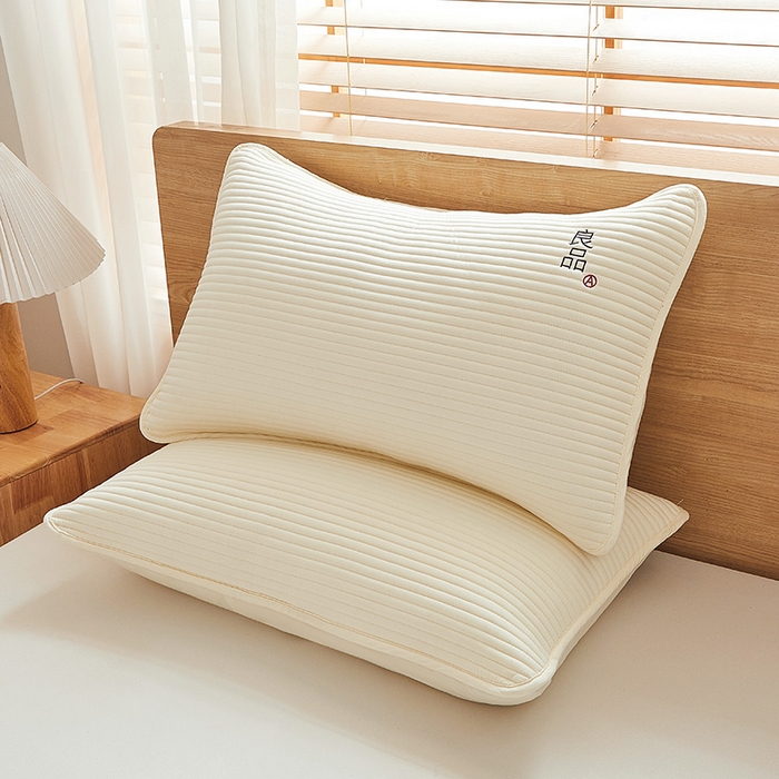 91家纺网 家纺一手货源 找家纺 芬晴家纺 2025新款A类良品防水枕套系列 米白