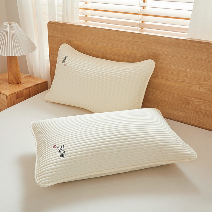 91家纺网 家纺一手货源 找家纺 芬晴家纺 2025新款A类良品防水枕套系列 米白