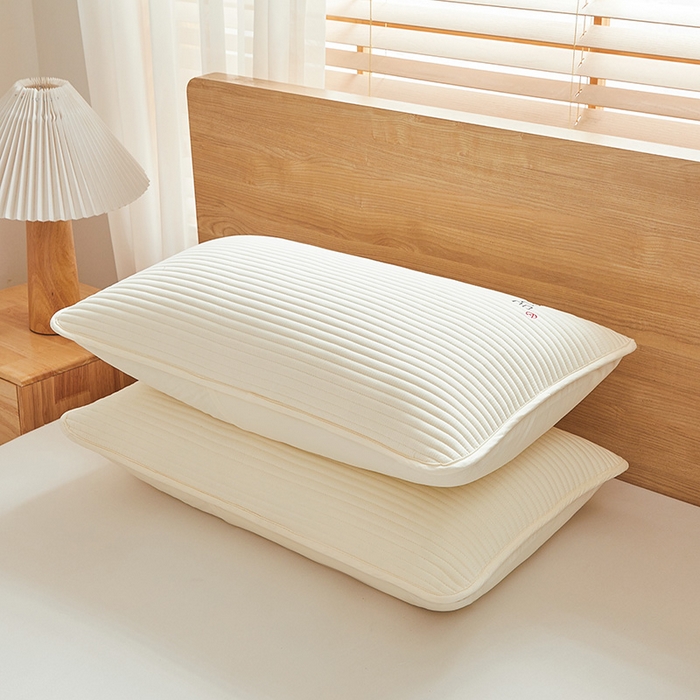 91家纺网 家纺一手货源 找家纺 芬晴家纺 2025新款A类良品防水枕套系列 米白