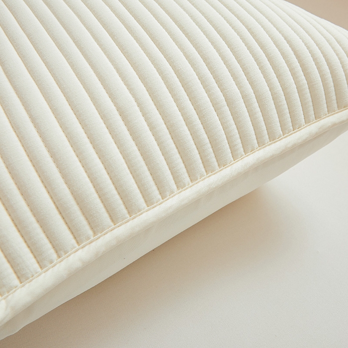 91家纺网 家纺一手货源 找家纺 芬晴家纺 2025新款A类良品防水枕套系列 米白