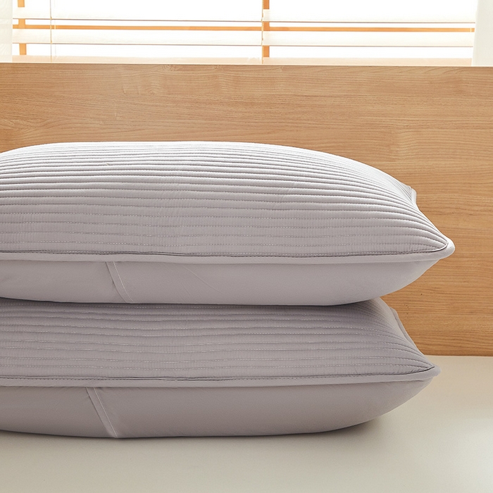 91家纺网 家纺一手货源 找家纺 芬晴家纺 2025新款A类良品防水枕套系列 星灰