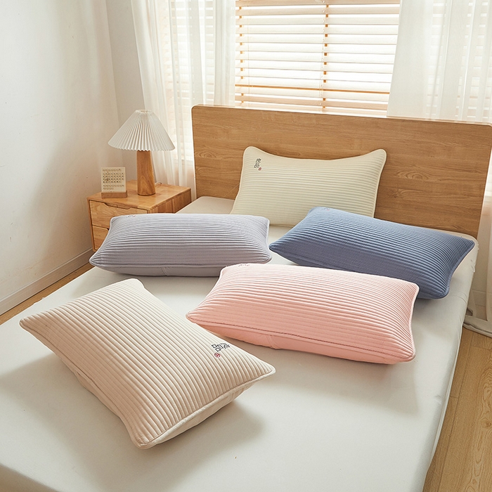 91家纺网 家纺一手货源 找家纺 芬晴家纺 2025新款A类良品防水枕套系列 组合图