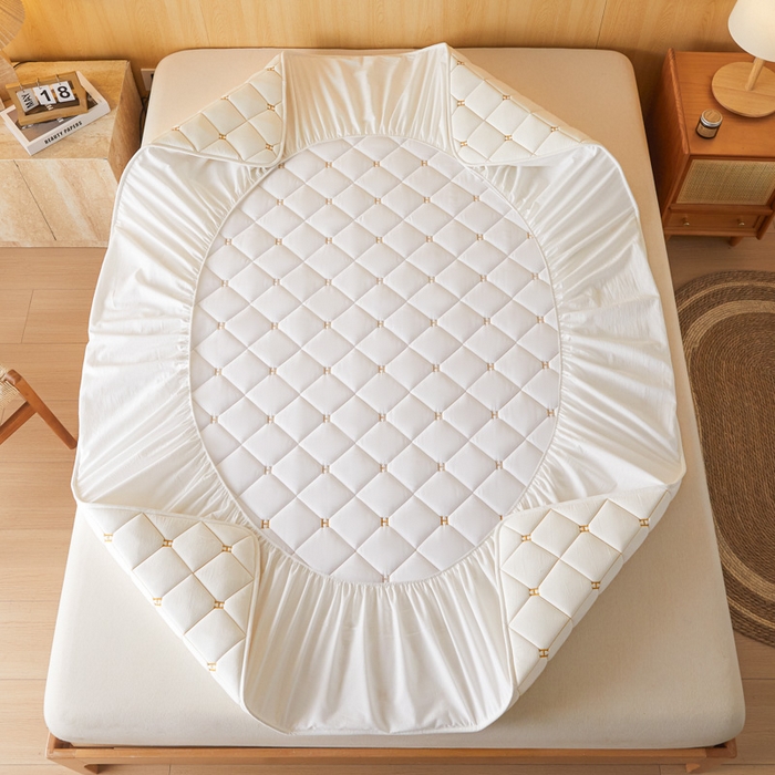 91家纺网 家纺一手货源 找家纺 （总）芬晴家纺 2025新款A类母婴全棉H水洗棉床笠