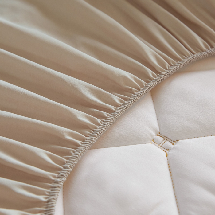 91家纺网 家纺一手货源 找家纺 芬晴家纺 2025新款A类母婴全棉H水洗棉床笠 H-浅卡