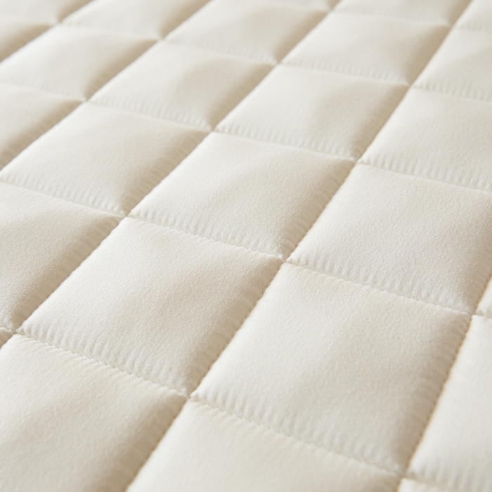 91家纺网 家纺一手货源 找家纺 芬晴家纺 2025新款A类母婴级防水床笠 A-米白