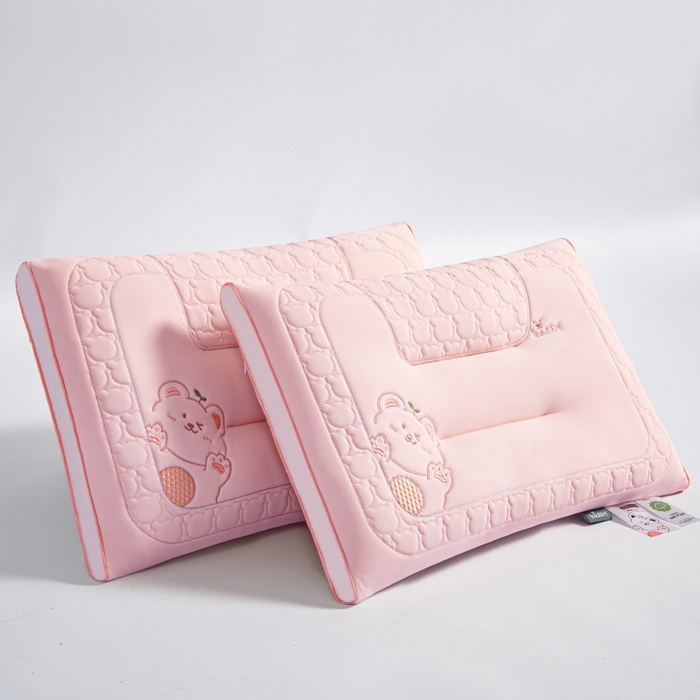 91家纺网 家纺一手货源 找家纺 （总）织布人 2025新款枕芯夏季凉感冰丝小熊乳胶枕头防出汗儿童学生成人亲子枕