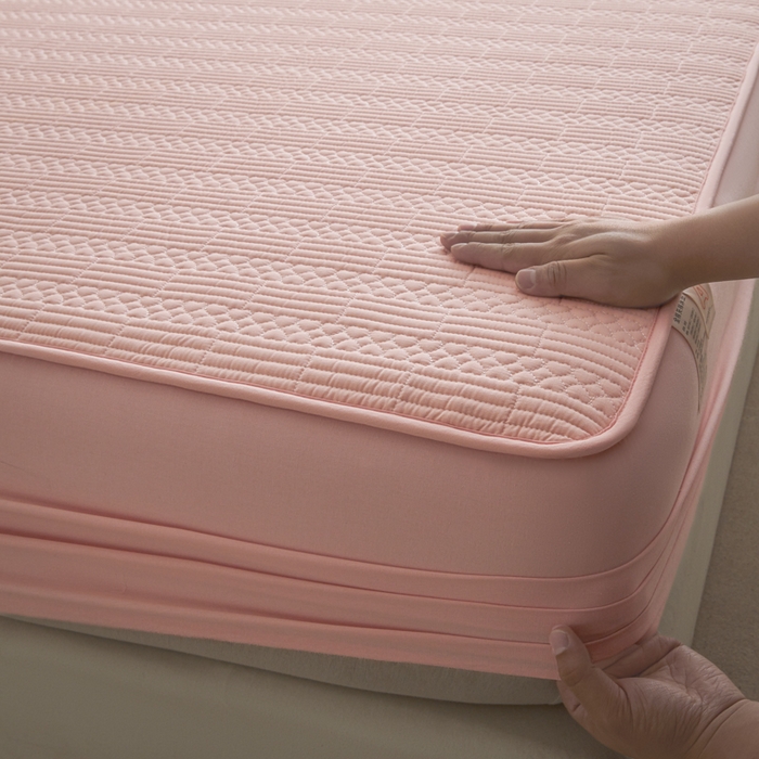 91家纺网 家纺一手货源 找家纺 （总）芬晴家纺 2025新款A类全棉夹棉大豆床笠-派对