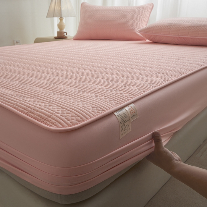 91家纺网 家纺一手货源 找家纺 （总）芬晴家纺 2025新款A类全棉夹棉大豆床笠-派对