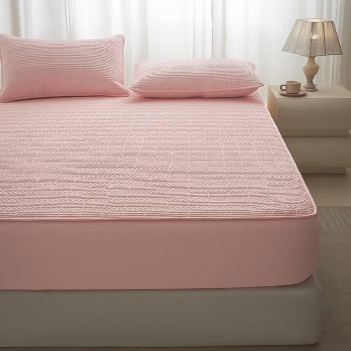 91家纺网 家纺一手货源 找家纺 （总）芬晴家纺 2025新款A类全棉夹棉大豆床笠-派对