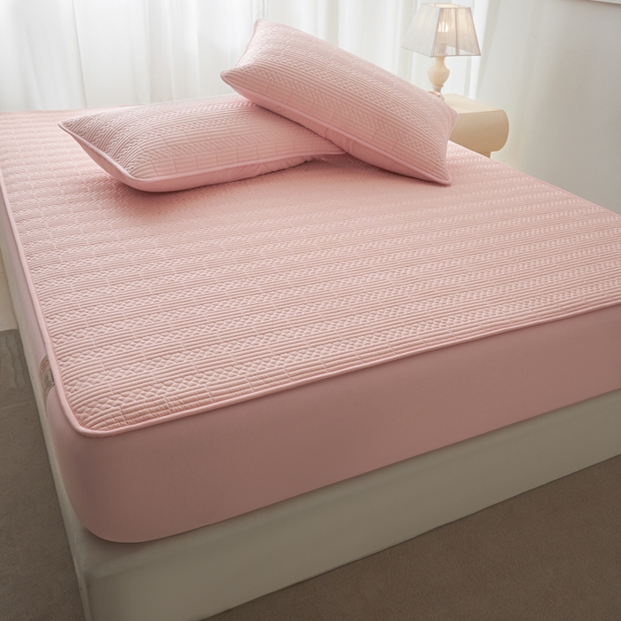 91家纺网 家纺一手货源 找家纺 （总）芬晴家纺 2025新款A类全棉夹棉大豆床笠-派对