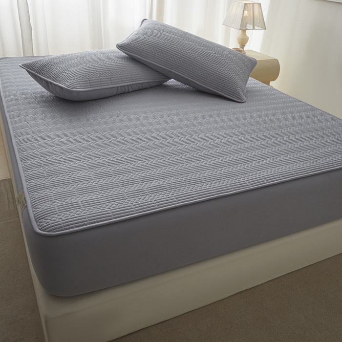 91家纺网 家纺一手货源 找家纺 （总）芬晴家纺 2025新款A类全棉夹棉大豆床笠-派对