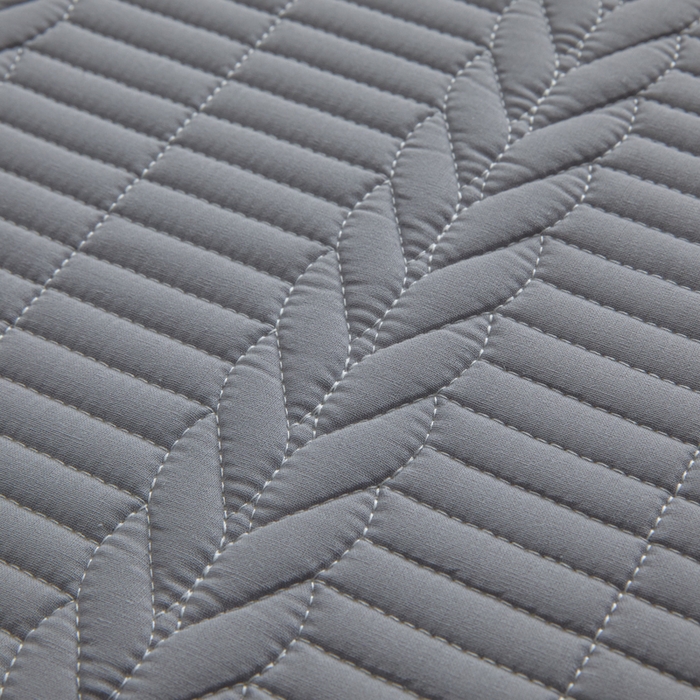 91家纺网 家纺一手货源 找家纺 芬晴家纺 2025新款全棉水洗棉大豆床笠-芳华 芳华-浅灰