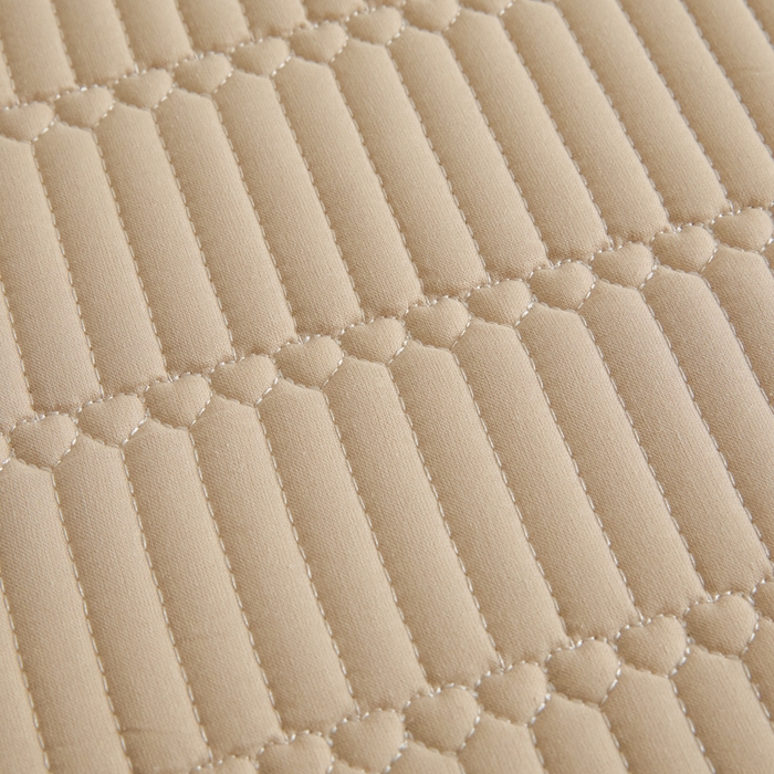 91家纺网 家纺一手货源 找家纺 芬晴家纺 2025新款A类全棉水洗棉夹棉床笠-甜心 甜心-浅卡