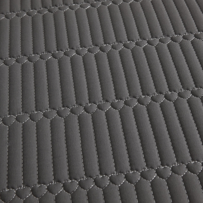 91家纺网 家纺一手货源 找家纺 芬晴家纺 2025新款A类全棉水洗棉夹棉床笠-甜心 甜心-岩灰