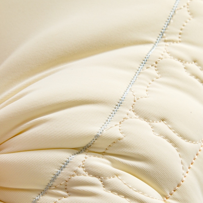 91家纺网 家纺一手货源 找家纺 织布人 2025新款枕芯夏季凉感冰丝小熊乳胶枕头防出汗儿童学生成人亲子枕 香草黄_一只48*74cm【成人中枕】