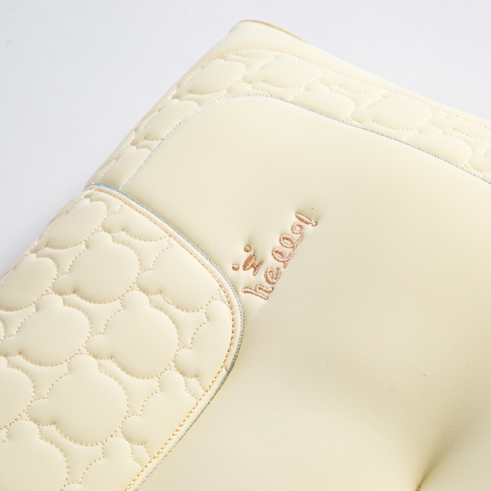 91家纺网 家纺一手货源 找家纺 织布人 2025新款枕芯夏季凉感冰丝小熊乳胶枕头防出汗儿童学生成人亲子枕 香草黄_一只48*74cm【成人中枕】