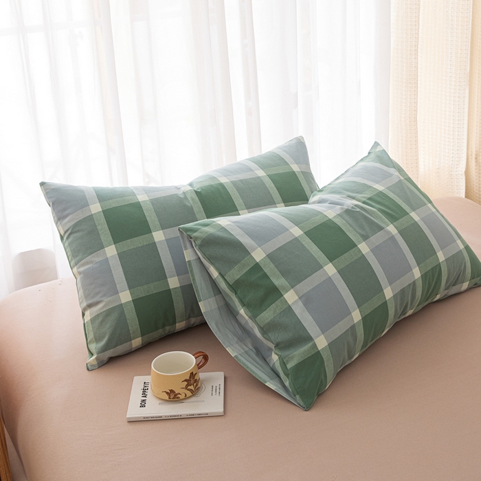 91家纺网 家纺一手货源 找家纺 （总）芬晴家纺 2025新款A类全棉色织防水枕套系列