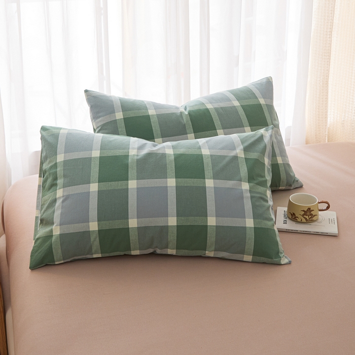 91家纺网 家纺一手货源 找家纺 （总）芬晴家纺 2025新款A类全棉色织防水枕套系列