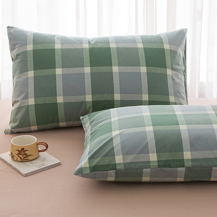 91家纺网 家纺一手货源 找家纺 （总）芬晴家纺 2025新款A类全棉色织防水枕套系列