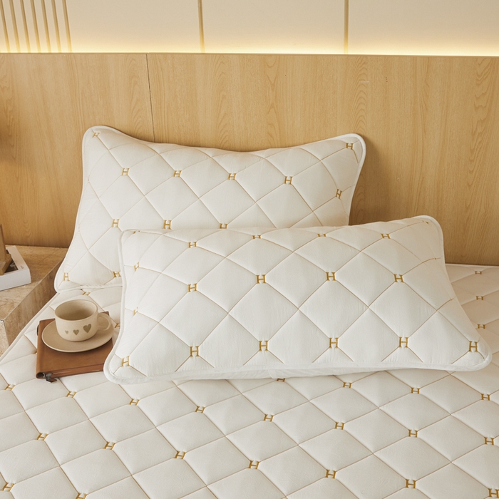 91家纺网 家纺一手货源 找家纺 （总）芬晴家纺 2025新款全棉水洗棉A类防水系列枕套