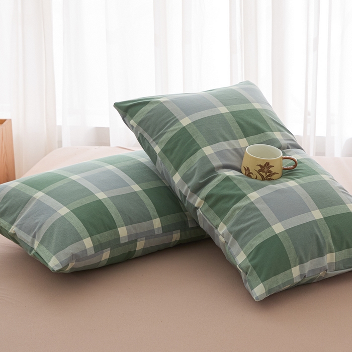 91家纺网 家纺一手货源 找家纺 （总）芬晴家纺 2025新款A类全棉色织防水枕套系列