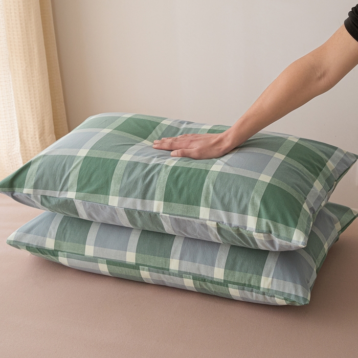 91家纺网 家纺一手货源 找家纺 （总）芬晴家纺 2025新款A类全棉色织防水枕套系列