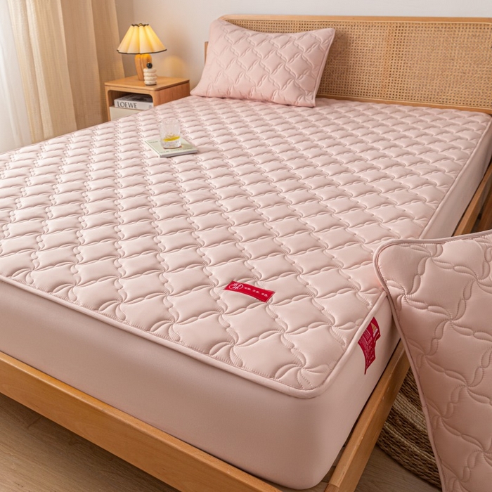 91家纺网 家纺一手货源 找家纺 （总）芬晴家纺 2025新款母婴级大豆防水床笠-马丁-风车