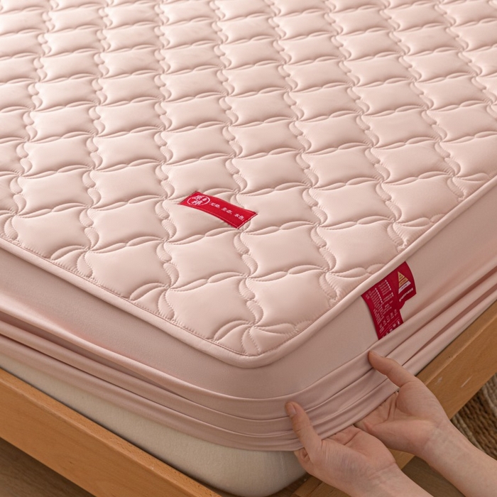 91家纺网 家纺一手货源 找家纺 （总）芬晴家纺 2025新款母婴级大豆防水床笠-马丁-风车