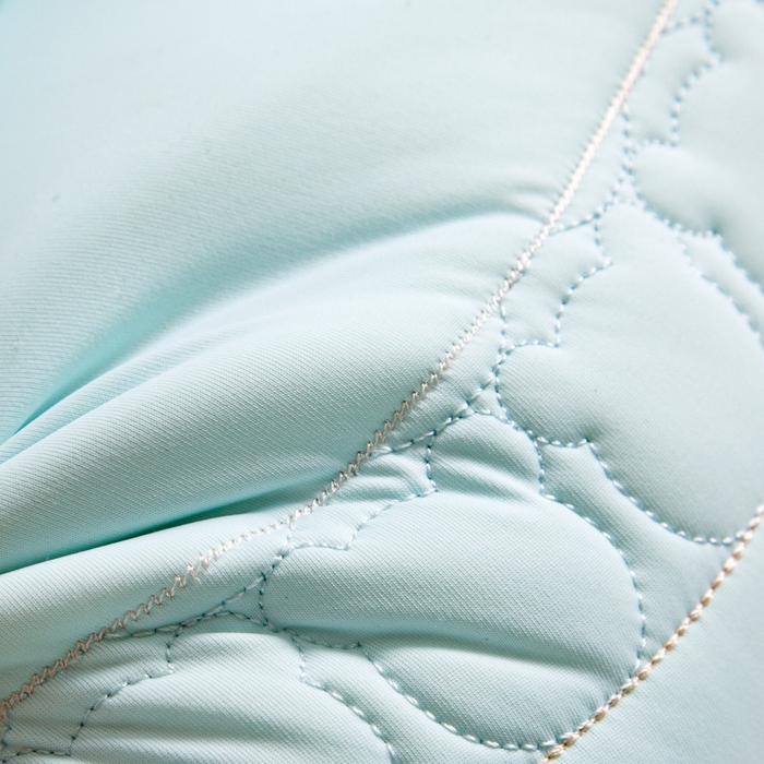 91家纺网 家纺一手货源 找家纺 织布人 2025新款枕芯夏季凉感冰丝小熊乳胶枕头防出汗儿童学生成人亲子枕 天空蓝_一只30x50cm【儿童枕】   