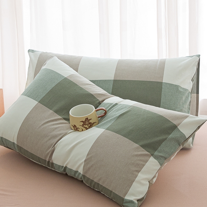 91家纺网 家纺一手货源 找家纺 （总）芬晴家纺 2025新款A类全棉色织防水枕套系列