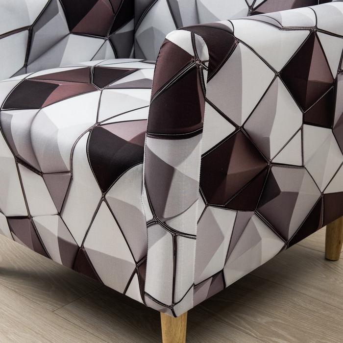 91家纺网 家纺一手货源 找家纺 兴妮雅家纺 2025新款单人小沙发套 几何秘境