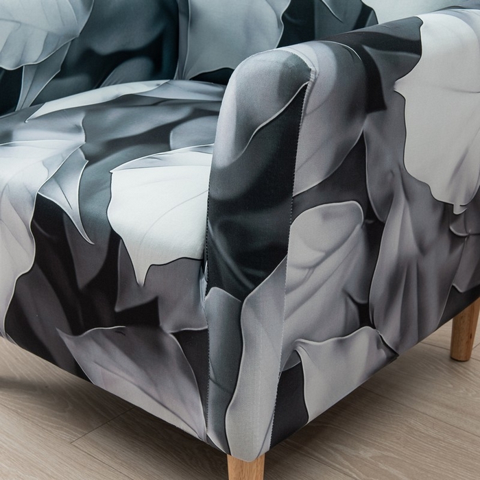 91家纺网 家纺一手货源 找家纺 兴妮雅家纺 2025新款单人小沙发套 轻盈叶语