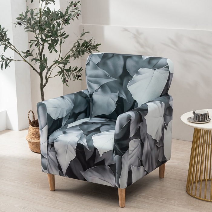 91家纺网 家纺一手货源 找家纺 兴妮雅家纺 2025新款单人小沙发套 轻盈叶语