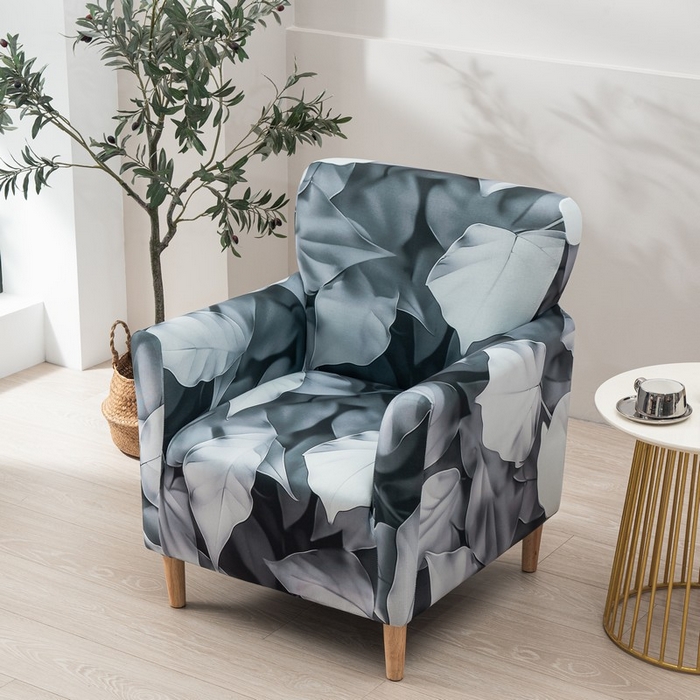 91家纺网 家纺一手货源 找家纺 兴妮雅家纺 2025新款单人小沙发套 轻盈叶语