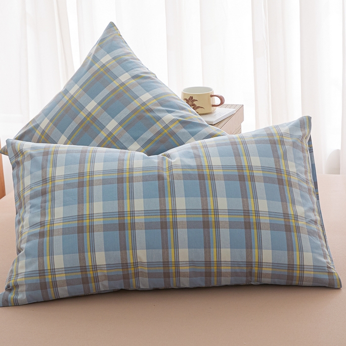 91家纺网 家纺一手货源 找家纺 芬晴家纺 2025新款A类全棉色织防水枕套系列 防水-简兮兰