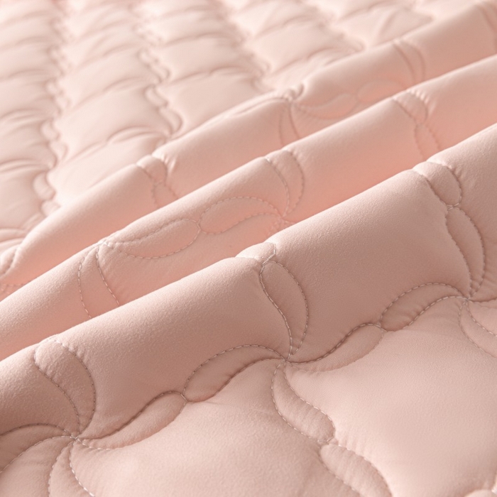 91家纺网 家纺一手货源 找家纺 芬晴家纺 2025新款母婴级大豆防水床笠-马丁-风车 风车-豆沙粉