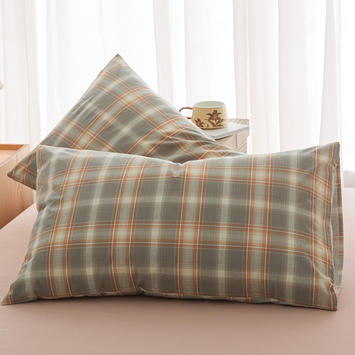 91家纺网 家纺一手货源 找家纺 芬晴家纺 2025新款A类全棉色织防水枕套系列 防水-洛卡