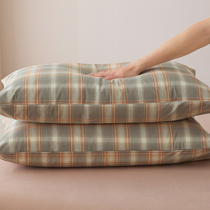 91家纺网 家纺一手货源 找家纺 芬晴家纺 2025新款A类全棉色织防水枕套系列 防水-洛卡