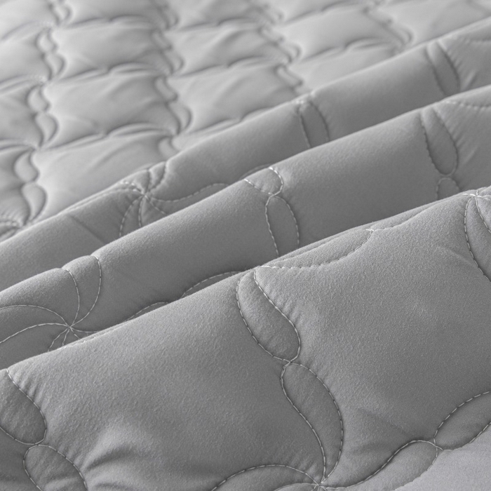 91家纺网 家纺一手货源 找家纺 芬晴家纺 2025新款母婴级大豆防水床笠-马丁-风车 风车-星灰