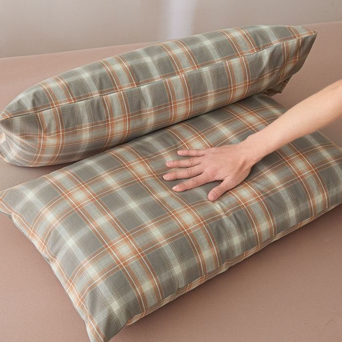 91家纺网 家纺一手货源 找家纺 芬晴家纺 2025新款A类全棉色织防水枕套系列 防水-洛卡