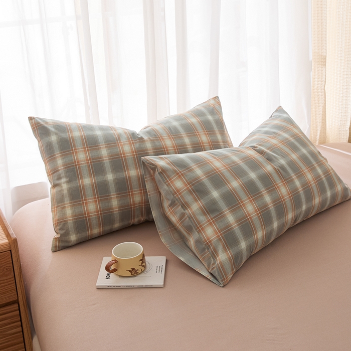 91家纺网 家纺一手货源 找家纺 芬晴家纺 2025新款A类全棉色织防水枕套系列 防水-洛卡