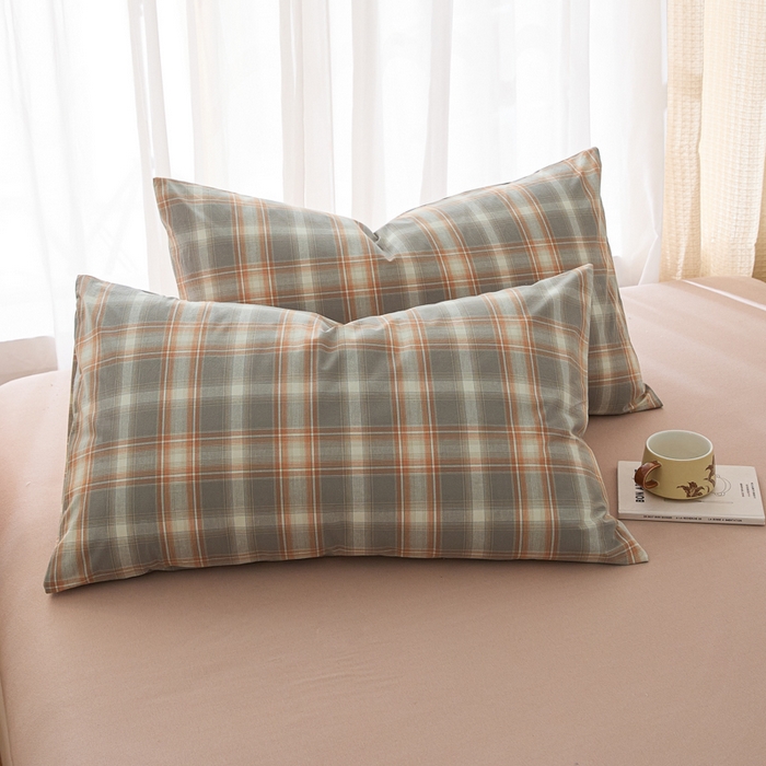 91家纺网 家纺一手货源 找家纺 芬晴家纺 2025新款A类全棉色织防水枕套系列 防水-洛卡