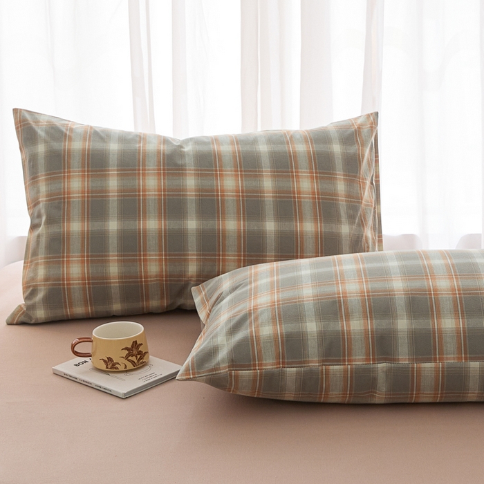 91家纺网 家纺一手货源 找家纺 芬晴家纺 2025新款A类全棉色织防水枕套系列 防水-洛卡