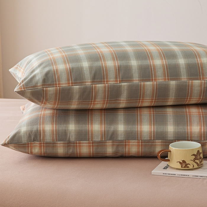 91家纺网 家纺一手货源 找家纺 芬晴家纺 2025新款A类全棉色织防水枕套系列 防水-洛卡